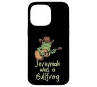 Frog Guitar Jeremiah Was Bullfrog Funny Diciendo Hombres, Mujeres Niños Carcasa para iPhone 14 Pro MAX