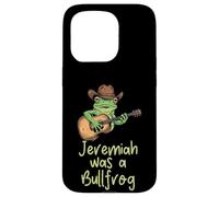 Frog Guitar Jeremiah Was Bullfrog Funny Diciendo Hombres, Mujeres Niños Carcasa para iPhone 15 Pro