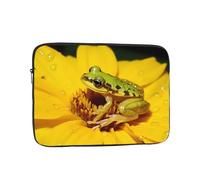 Frog in The Pistil - Funda para portátil de 17 pulgadas, adecuada para laptop, tableta, viajes, funda simple