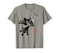 Frog Japanese Ink Wash Traditional Asian Art Camiseta
