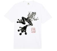 Frog Japanese Ink Wash Traditional Asian Art Comfort Colors Adult Heavyweight T-Shirt