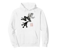 Frog Japanese Ink Wash Traditional Asian Art Sudadera con Capucha
