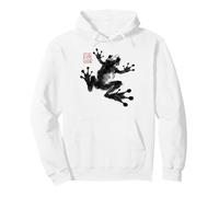 Frog Japanese Ink Wash Traditional Asian Art Sudadera con Capucha