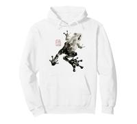 Frog Japanese Ink Wash Traditional Asian Art Sudadera con Capucha