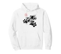 Frog Japanese Ink Wash Traditional Asian Art Sudadera con Capucha