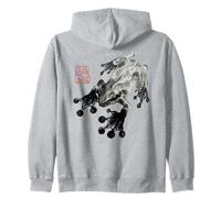 Frog Japanese Ink Wash Traditional Asian Art Sudadera con Capucha