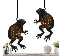 Frog Light, Animal Decor, Cute Ambient Lighting for Outdoor, Warm Frog Light Decorations, Soft Glow with Weather-Resistant Design, Holiday Decoration Usage for Porch and Yard, 3.94x3.94x3.94 inches