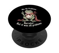 Frog Meme Me No Problemo It Was All Problemo Funny Men Women PopSockets PopGrip Adhesivo