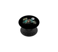 Frog Moon - Divertida Rana para Amantes de Las Ranas PopSockets PopGrip Adhesivo