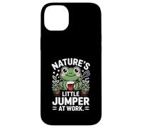 Frog Natures Little Jumper En El Trabajo Carcasa para iPhone 14 Plus