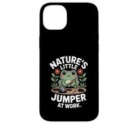 Frog Natures Little Jumper En El Trabajo Carcasa para iPhone 14 Plus