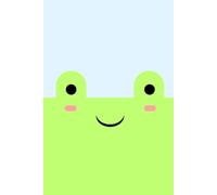 Frog Notebook-Animal World Notebook Collection 6 x 9 Notebook with 100 lined pages- For kids- Can be used for doodling, writing and drawing.