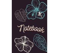 FROG ON A FLOWER NOTEBOOK: 6X9 BLANK LINED NOTEBOOK/JOURNAL