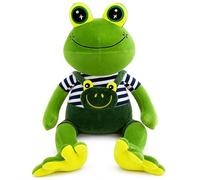 Frog Pillow Cushion, Soft Green Frog Shaped Plush Pillow, Cute Decorative Throw Pillow for Sofa Bed Bedroom Dorm Gaming Room Decor, 30/40/50cm (Green,30CM)