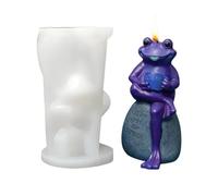 Frog Silicone Mold - Non-Stick Silicone Garden Decor | Plaster Craft Making Mold For Concrete Clay Candle Making Outdoor Home Yard Pathway Backyard Patio Driveway Window Room