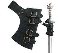 Frog Sparda - Accesorio de correa renacentista ajustable, rana de piel medieval para cosplay, titular de la espada de batalla, cinturón de anillo para fiesta de disfraces, accesorio para