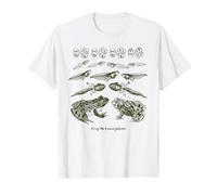 Frog Tadpole Ciclo Vida Metamorfosis Biología Ciencia Camiseta gráfica económica
