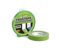 Frog Tape Cinta adhesiva verde para pintores multisuperficie, 24 mm x 41,1 m, paquete para colgar, pintura interior y decoración para líneas afiladas y sin sangrado de pintura