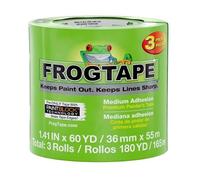 Frog Tape Paquete múltiple de 36 mm x 55 m, paquete de 3