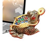 Frog Toad Tea Pet | Copper Three-legged Toad Tea Tray Animal Decor - Coin In Mouth Tea Pet Animal Figure Antique Tea Pet Crafts For Kitchen