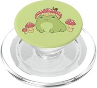 Frog with Mushroom Hat and Snail, Cottagecore Aesthetic PopSockets PopGrip para MagSafe