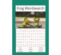 Frog Word Search Puzzle Book: Fun Brain Games with Frogs, Ponds, and Nature Words for Stress Relief