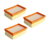 Frogetu 3 Piezas Filtro Aspiradora para Karcher Kit,Filtros de Repuesto para Aspiradora Kärcher,para Karcher WD4/WD5/WD6/MV4/MV5/MV6 Filtro de Pliegues Plano