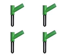 Froggit DP100 - Juego de 4 sensores de humedad del suelo multicanal (4 DP100) - Sensor de humedad del suelo para interiores y exteriores