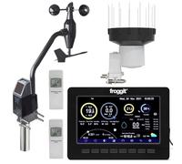 froggit HP1000SE PRO Black Version - Estación meteorológica inalámbrica con sensor exterior 7 en 1