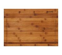 froggit Smokemax - Tabla de cortar y tabla de servir en un bloque de bambú (aprox. 60 x 40 x 5 cm)