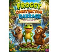 Froggy et le Grand Barrage : Histoire et Livre de coloriage pour des enfants de 6 à 8 ans: Livre de coloriage et histoire pour enfants 6-8 ans - ... amitié, courage, activités créatives faciles.