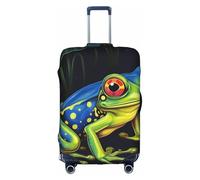 Froggy in Pond - Fundas protectoras de equipaje elásticas a prueba de polvo para viajes, se adapta a equipaje de 18 a 32 pulgadas, multicolor, S(18"-21" Suitcase)