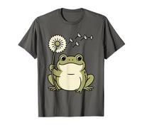 Froggy Wishes Rana caprichosa Linda con Diente de león Camiseta