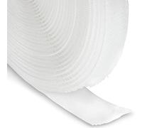 FrogJim cinta gancho para coser blanco, 20 mm de ancho, 5 m rollo cinta solo gancho para coser no adhesivo KRNWH5