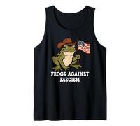Frogs Against Fascism Anti-Fascism Off to Fight Fascism Frog Camiseta sin Mangas