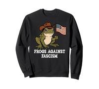 Frogs Against Fascism Anti-Fascism Off to Fight Fascism Frog Sudadera