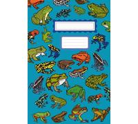 Frogs in Breezy Scribbles - Turquoise Pastel Notebook for Nature Enthusiasts, Creatives, and Animal Fans Who Love Playful Stationery and Lighthearted ... Pages for Students, Thinkers, and Explorers