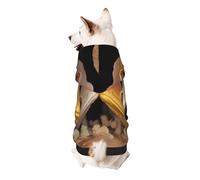 Frogs in Caves - Sudadera con capucha para perro, ropa suave y transpirable para perros pequeños a grandes, ropa elegante y cómoda para perros