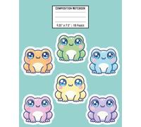 Frogs in Full Color Composition Notebook: Fun & Functional Lined Pages | For School or Home | Ideal for Writing & Journaling, Doodling, Learning & Creativity | Ages 3+