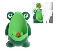 Frogs Potty Training Urinal para Niños con un Objetivo de Puntería Divertida, Niño Montado en la Pared Orinal de Pie Orinal
