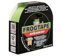 FrogTape Advanced Washi con PaintBlock 36mmx41,1m - Cinta profesional, bordes muy nítidos - Cinta enmascarar resistente desgarro int/ext - Cinta barnizar resist. UV
