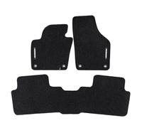 FROGUM Alfombrillas Coche Alfombras de Terciopelo para Seat Alhambra II 2010-2020, para Volkswagen Sharan II 2010-2022| Sin Olor | con Anclajes | Prácticos y Elegantes