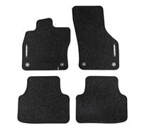 FROGUM Alfombrillas coche Horizon Alfombras de terciopelo para Skoda Octavia III 2012-2020, para Octavia IV desde 2019, para VW Golf Sportsvan 2014-20, para Passat B8 2014-22 | Sin olor | Con anclajes