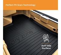 FROGUM DryZone Alfombrilla de Goma cubeta Maletero para Toyota Prius IV Desde 2015 | Borde Alto | para Todo el año | Tamaño