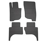 FROGUM El Toro Alfombrillas para Coche para Todo el año para Fiat Fullback 2015-2019 | Material Resistente | Borde Protector de 1,5 cm