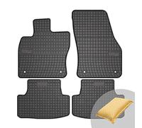 FROGUM El Toro Alfombrillas para Coche para Todo el año para Seat Ateca Desde 2016, para Skoda Karoq Desde 2017, para Volkswagen T-Roc Desde 2017 | Matériau Durable | Bord de Protection de 1,5 cm