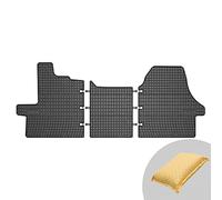Frogum EL Toro Juego de 3 alfombrillas de goma para todo el año, aptas para Citroen Jumper II, Fiat Ducato III (tipo 250), Peugeot Boxer II | Material resistente | borde de 1 - 5 cm | UE | limpiador