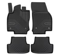 FROGUM No. 77 Alfombrillas para Coche Alfombras para Volkswagen T-Roc Desde 2017 | Borde Alto | para Todo el año | Tamaño