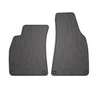 FROGUM Nomad Alfombrillas Coche de Goma Delanteras para Audi A4 B6 2000-2006, para Audi A4 B7 2004-2008, para Seat Exeo 2008-2013 | Material Resistente | Borde Protector de 1,5 cm