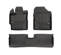 Frogum Alfombrillas ProLine 3D exclusivas de goma para Toyota Yaris III 2011-2020 bordes más altos